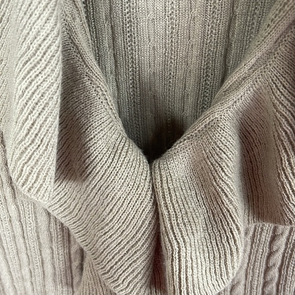 Outback Red oatmeal Fairy Ruffle open front w/hook & eye Cardigan Women Large - Picture 9 of 10